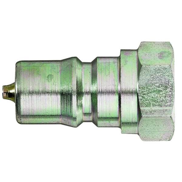 Hydraulic Quick Connect Hose Coupling, Steel Body, Sleeve Lock, 1/2