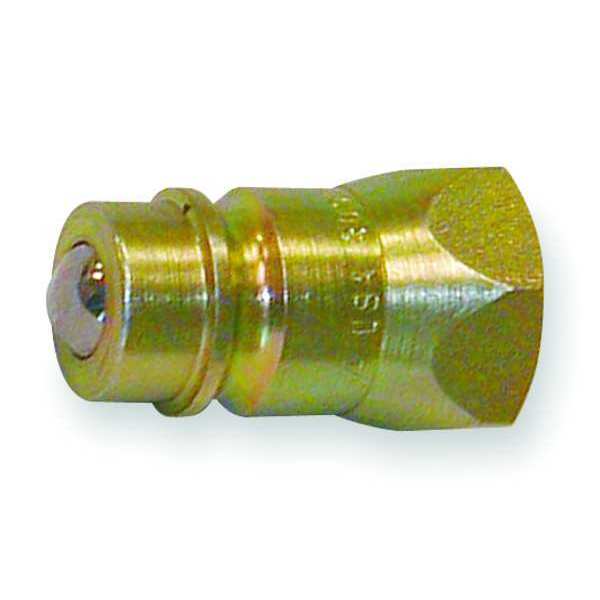 Hydraulic Quick Connect Hose Coupling, Steel Body, Sleeve Lock, 1/2