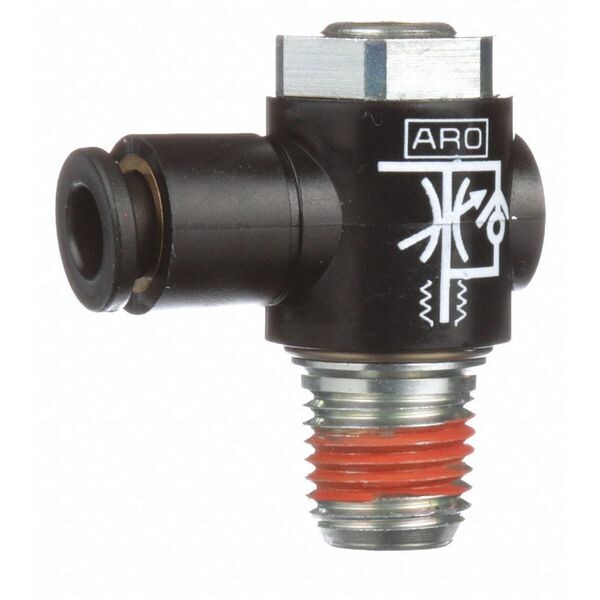 Cylder Port Flow Control, 1/4 Tube, 1/8