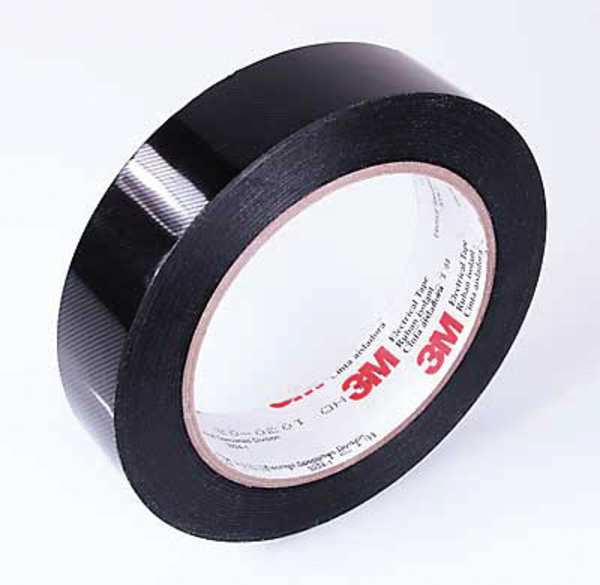 Film Tape, Polyester, Ylw, 1In x 72Yd, PK36
