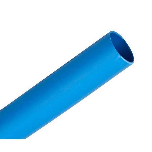 Shrink Tubing, 0.25in ID, Blue, 200ft, PK3