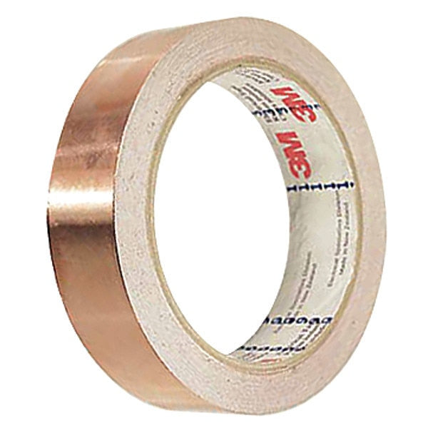 Foil Tape, 1 In. x 18 Yd., Copper, PK9