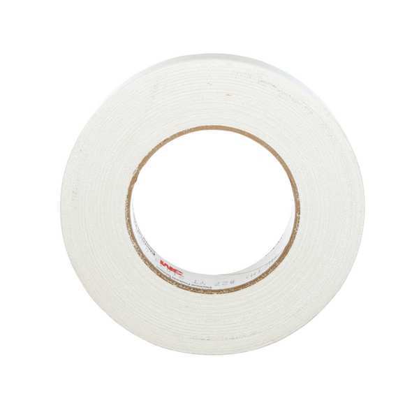 Cloth Tape, 1 In x 60 yd, 7 mil, White, PK36