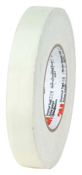 Cloth Tape, 1 In x 72 yd, 8 mil, White, PK36
