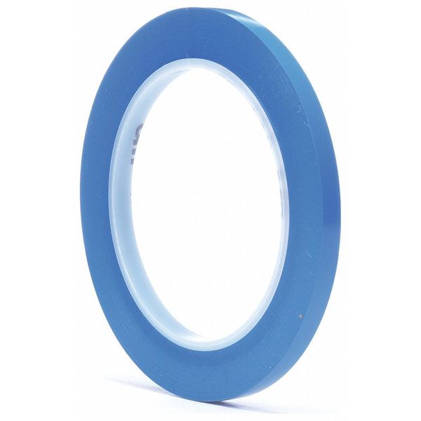 Film Tape, Vinyl, Blue, 1/4In x 36 Yd, PK144