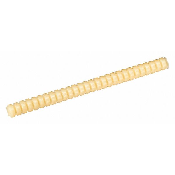 Hot Melt Adhesive, Tan, 5/8 in Diameter, 8 in Length, 30 sec Begins to Harden