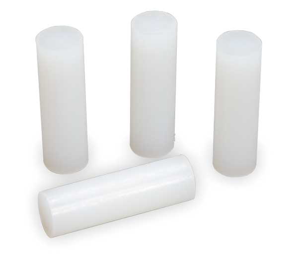 Hot Melt Adhesive, Clear, 5/8 in Diameter, 2 in Length, 40 sec Begins to Harden