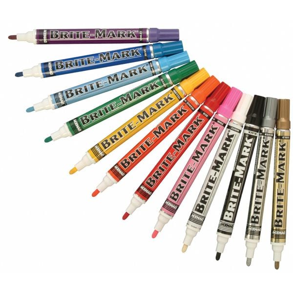Permanent Paint Marker, Fiber, Medium Tip Size, Black