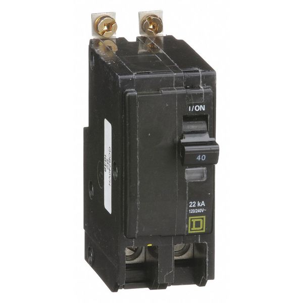 Miniature Circuit Breaker, 40 A, 120/240V AC, 2 Pole, Bolt On Mounting Style, QOB Series