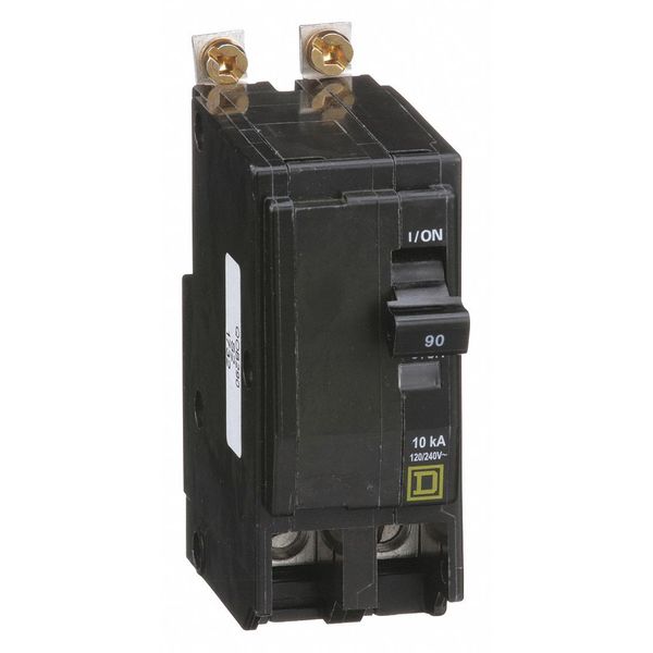 Miniature Circuit Breaker, 90 A, 120/240V AC, 2 Pole, Bolt On Mounting Style, QOB Series