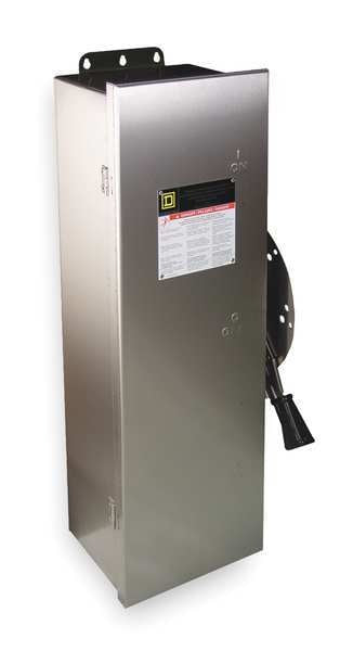 Nonfusible Safety Switch, Heavy Duty, 600V AC, 3PST, 600 A, NEMA 12, 3, 3R, 4, 4X, 5