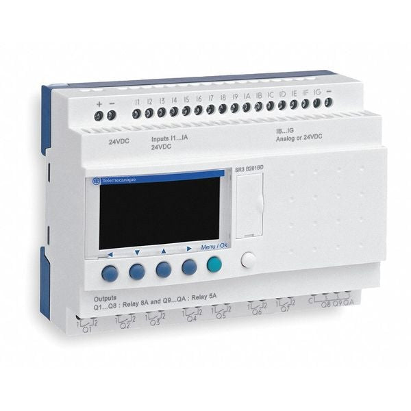 Logic Relay, 24VDC, With Display