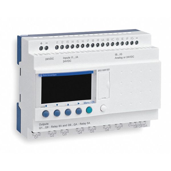 Logic Relay, 100-240VAC, With Display
