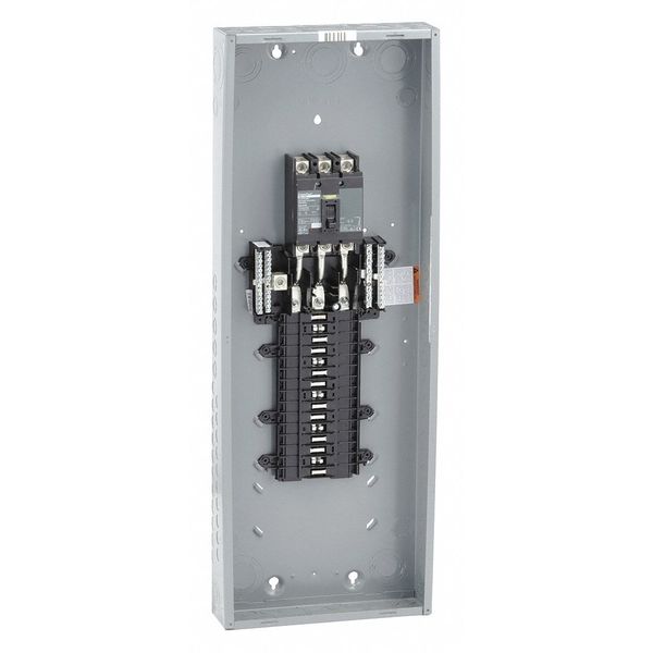 Load Center, 30 Spaces, 125 A Amps, 208Y/120/240V AC, QO Circuit Breaker Type