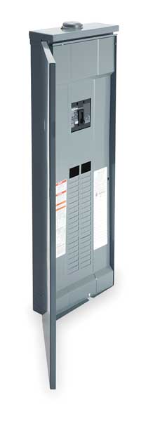 Load Center, 30 Spaces, 125 A Amps, 208Y/120/240V AC, QO Circuit Breaker Type