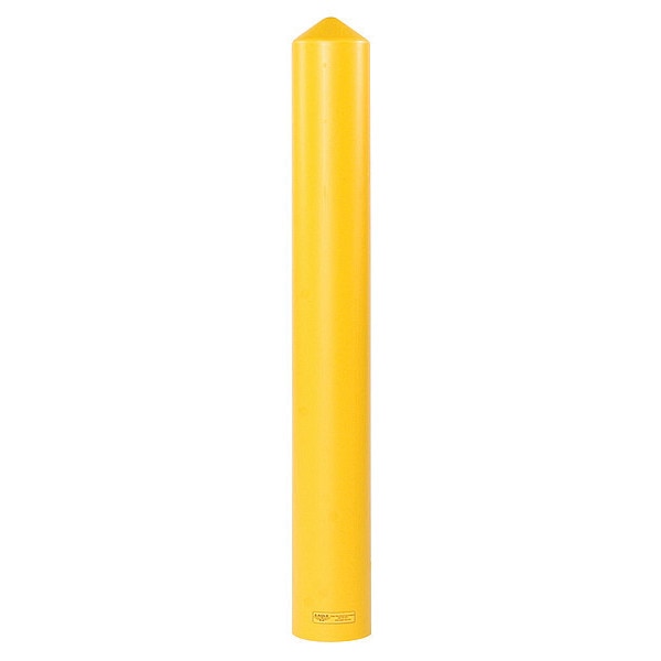 Post Sleeve, 4 In Dia., 56 In H, Yellow
