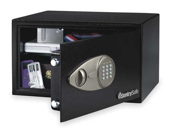 Security Safe, 1 cu ft, 24 lb, Not Rated Fire Rating