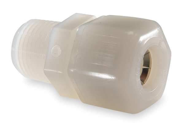 Connector, Nylon, CompxM, 3/8Inx1/2In