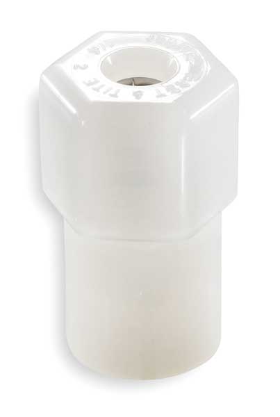 Connector, Nylon, CompxF, 3/8Inx1/2In
