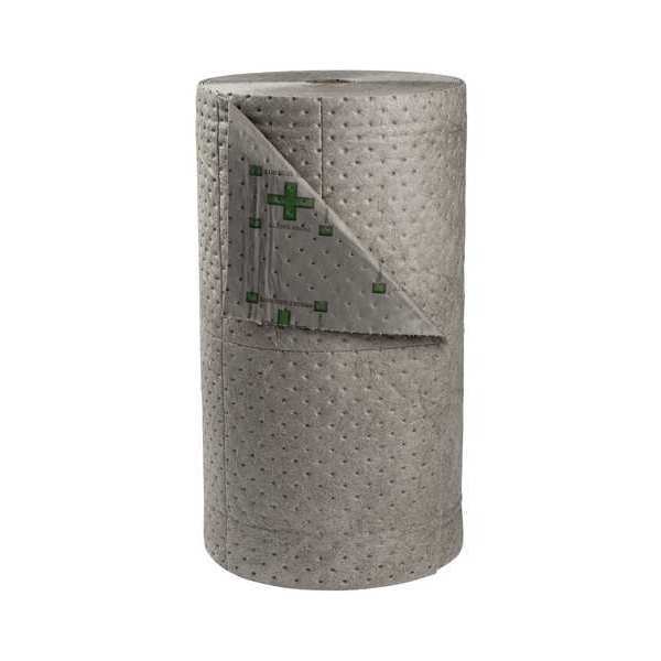 Sorbents, 47 gal/pk, Universal Absorbed, Gray, Polypropylene