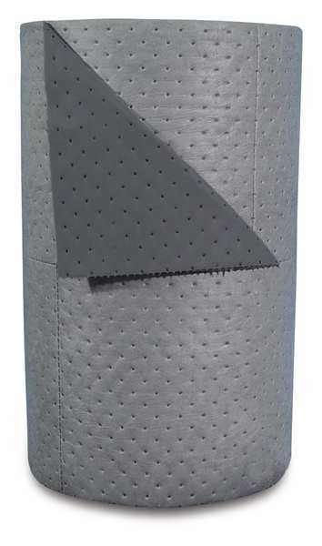 Sorbents, 63 gal/pk, Universal Absorbed, Gray, Polypropylene