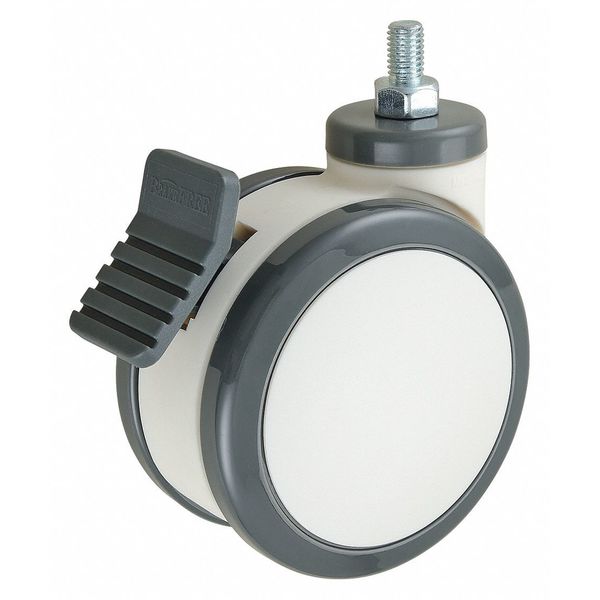 Swivel Stem Castr, Plyurthan, 4 in, 176 lb.