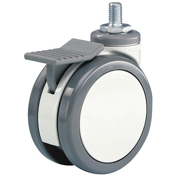 Swvel Stem Castr, Polyurthan, 4 in., 275 lb