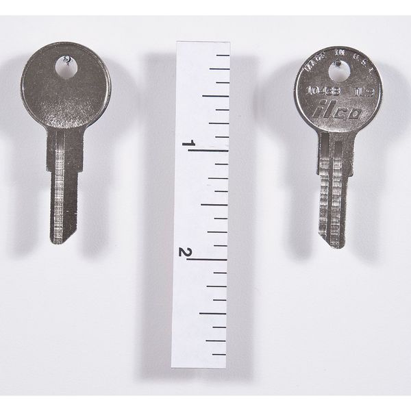Key Blank, Pins 6, PK10