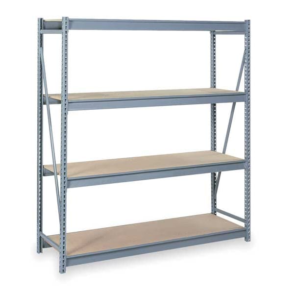 Starter Bulk Storage Rack, 36 in D, 48 in W, 4 Shelves