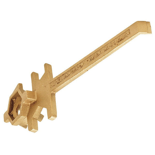 Drum Bung Wrench, Straight, 12 In. L