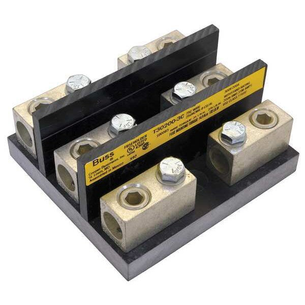Fuse Block, Industrial, 200A, 3 Pole