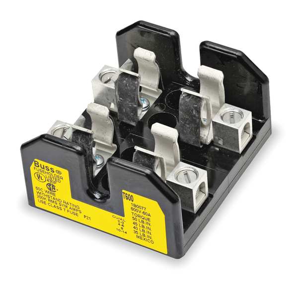 Fuse Block, Industrial, 30A, 2 Pole