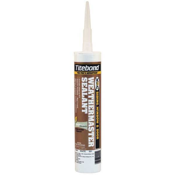 Sealant, 10.1 oz, Cartridge, White, Polymer Base