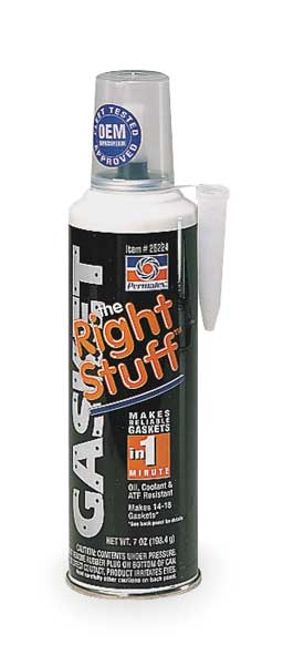 Instant Sealing, Oil-Resistant Gasket Maker, 7 oz, Black, Temp Range -75 to 500 Degrees F