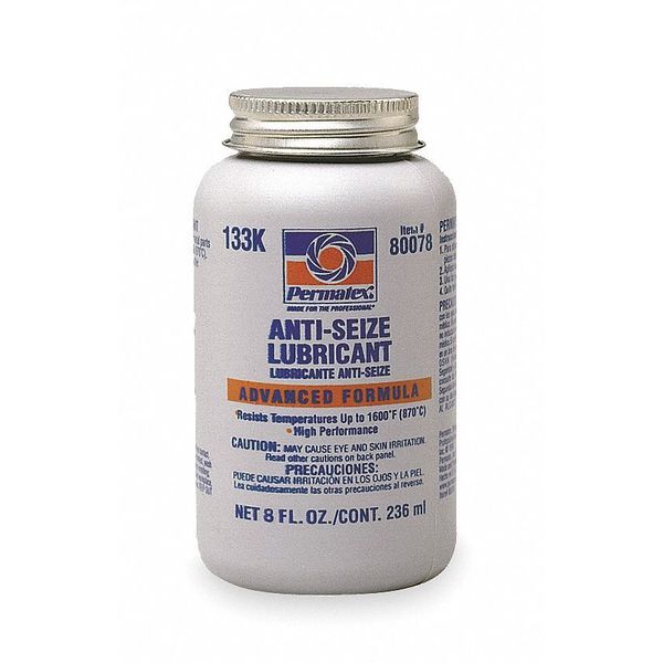 Anti-Seize Compound, Silver, 8-Oz. Bottle