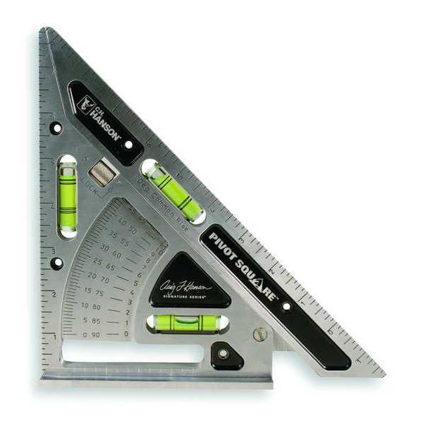 Pivot Square, Aluminum, 11 x 8 In, Holster