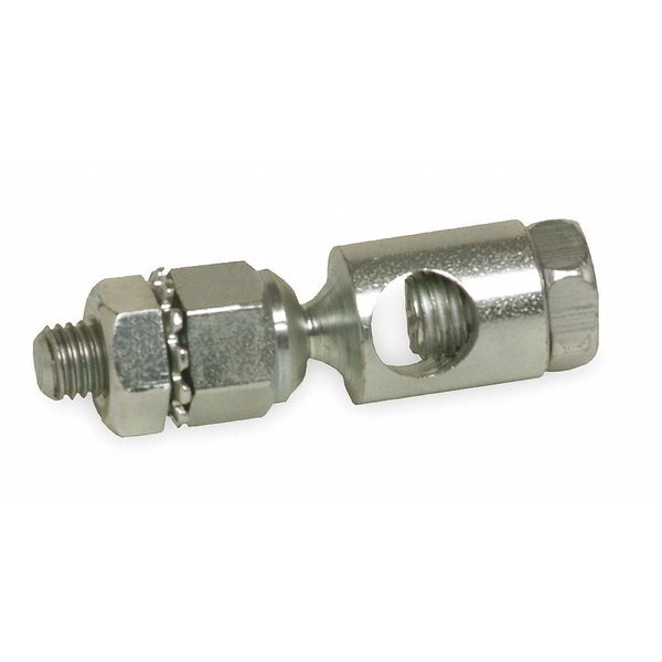 Ball Joint, Threaded, Dia 1/4 In