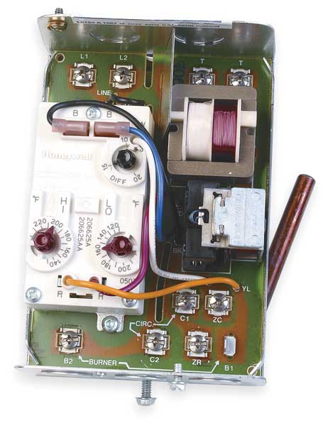 Triple Aquastat, Burner Control, 130F-240F