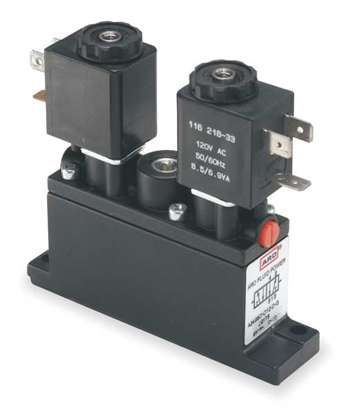 Solenoid Air Control Valve, 1/4 In, 120VAC