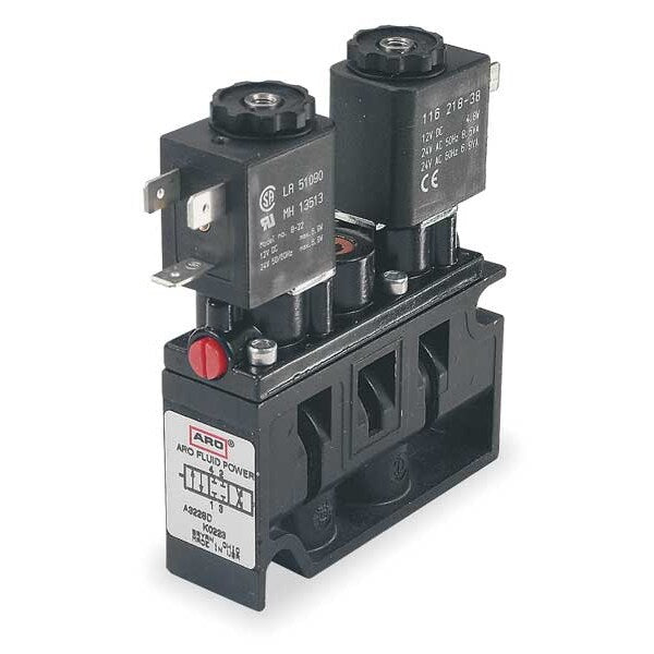 Solenoid Air Control Valve, 1/4 In, 120VAC