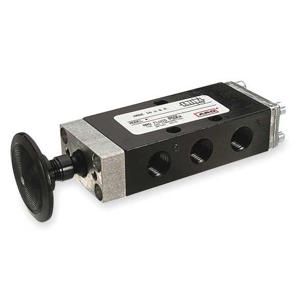 Manual Air Control Valve, 4-Way, 1/4in NPT