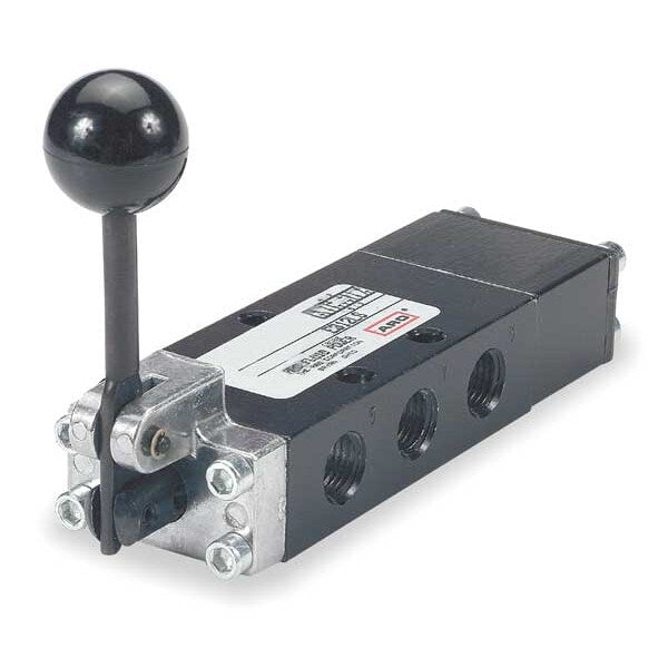 Manual Air Control Valve, 4-Way, 1/4in NPT