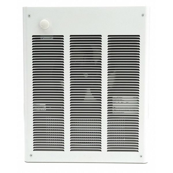 Recessed Electric Wall-Mount Heater, Recessed or Surface, 240/277V AC