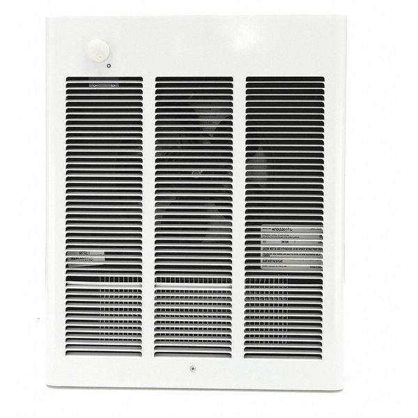 Recessed Electric Wall-Mount Heater, Recessed or Surface, 208/240V AC