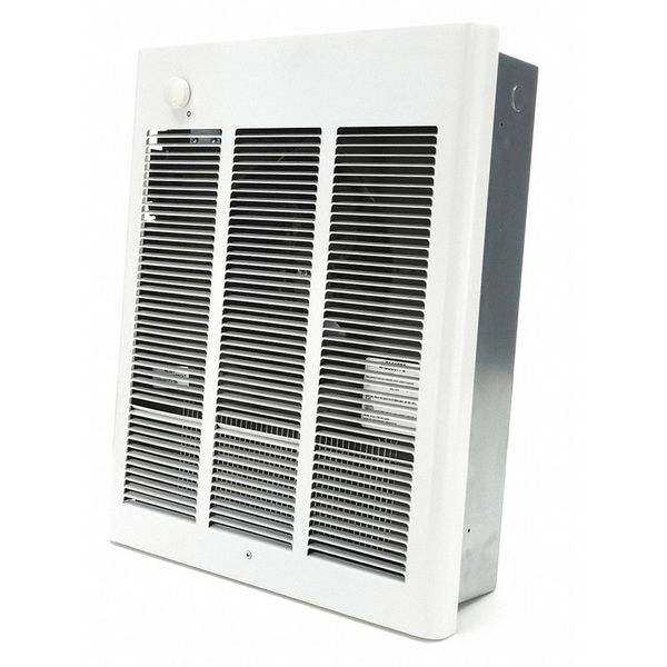 Recessed Electric Wall-Mount Heater, Recessed or Surface, 208/240V AC