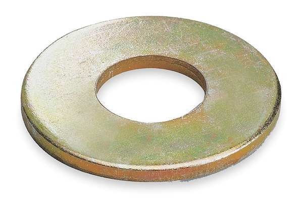 Channel Washer, 3/8 In, Gold, PK100