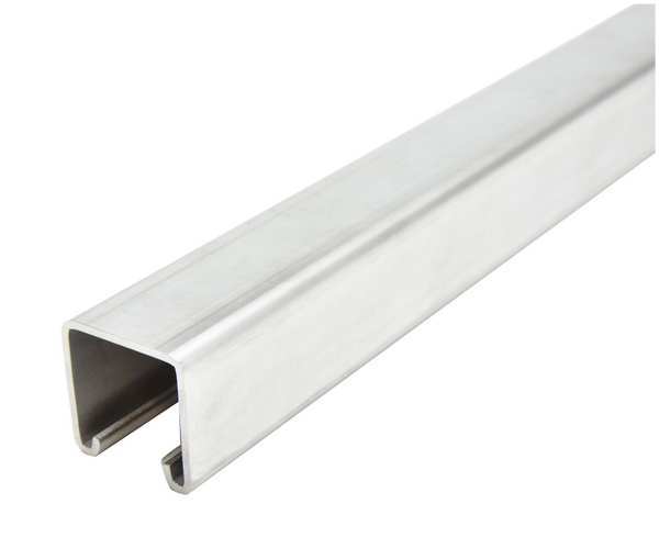 Strut Chan, 2ft.L, Stndrd, 304 Stnlss Steel