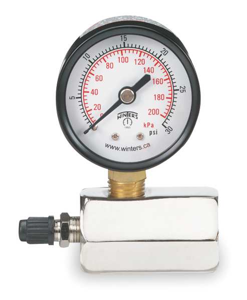 Test Gauge, Air, 0-60 PSI