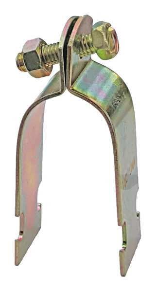 Channel OD Tubing Strap, 2-1/8 In, Gold