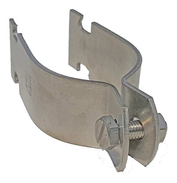 Channel Rigid Pipe Strap, 1-1/2 In, PK10